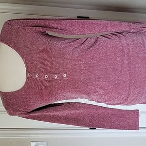 Maternity Sweater Dress, size small, w wooden buttons